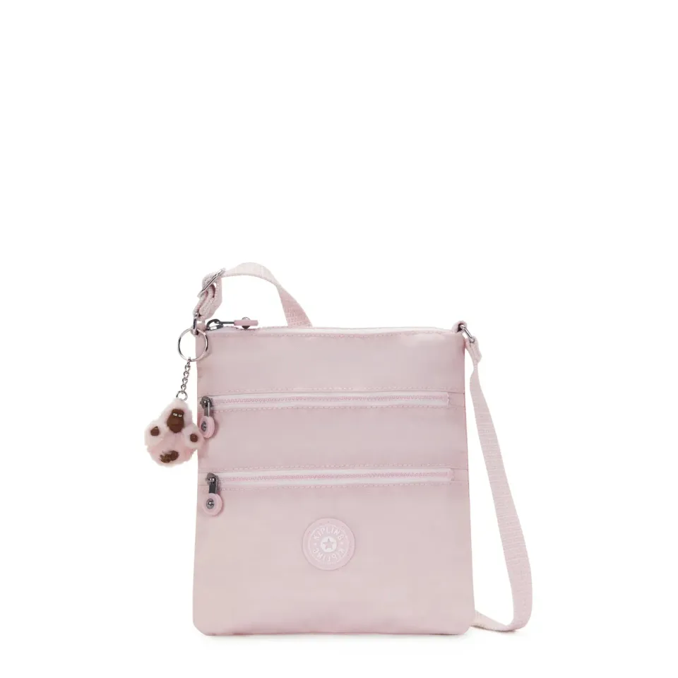 Kipling Keiko crossbody tas klein Sugar Rose waterafstotend