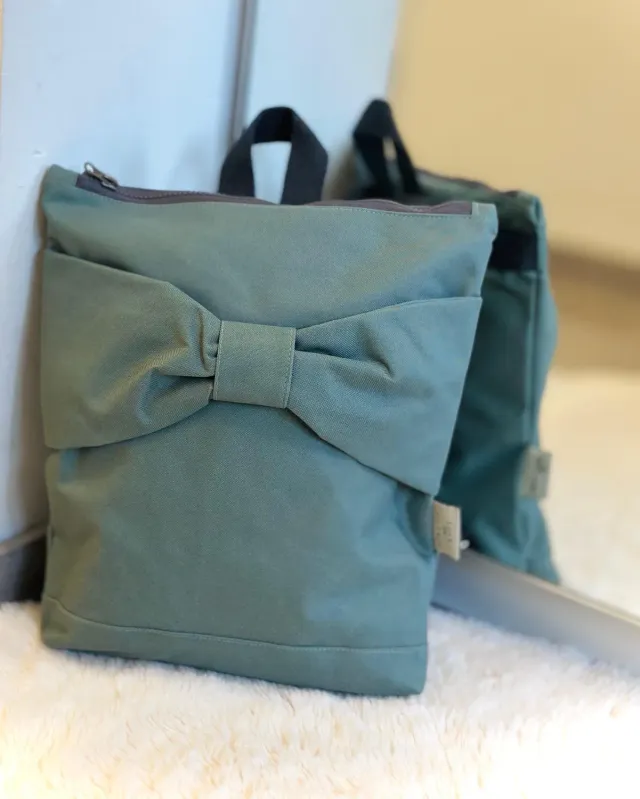 Love for Childrenn Strik kinderrugtas pastelgroen 35 cm