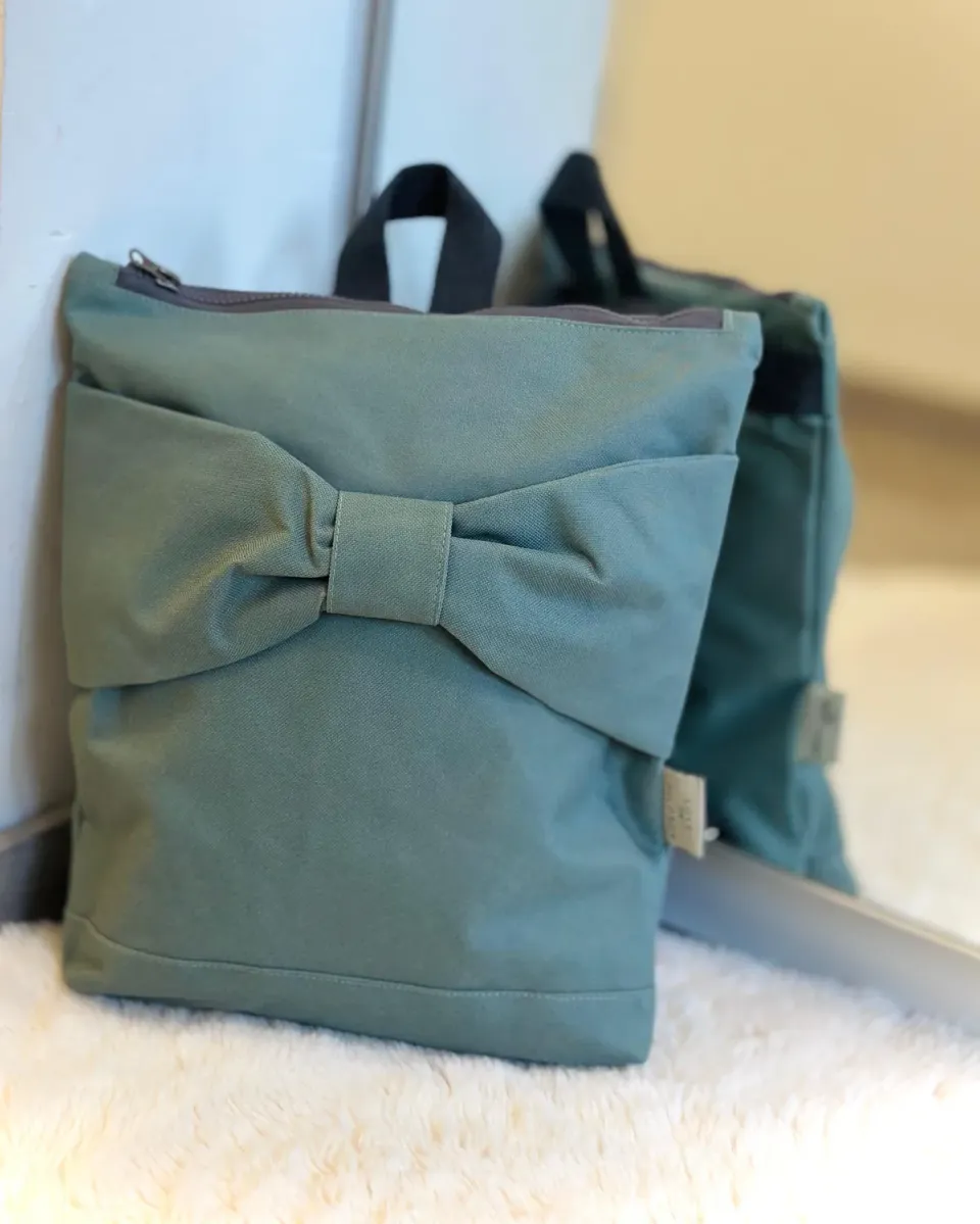 Love for Childrenn Strik kinderrugtas pastelgroen 35 cm