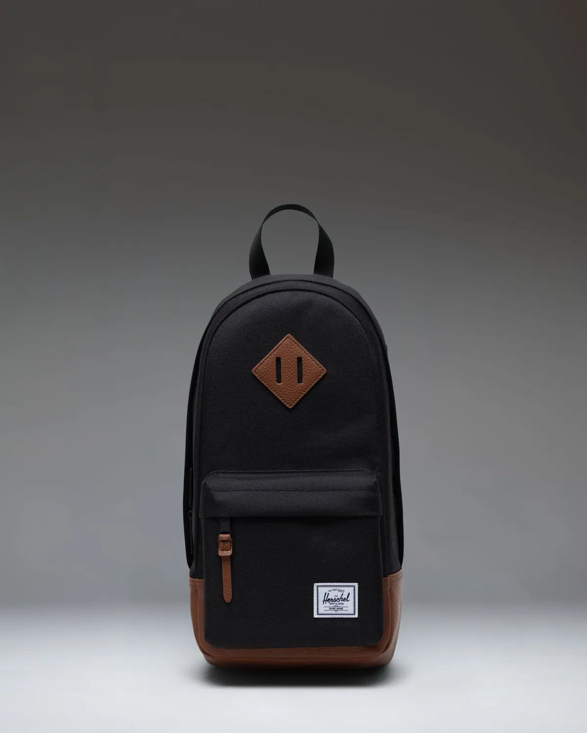 Herschel Heritage Schoudertas Black Tan Crossbody
