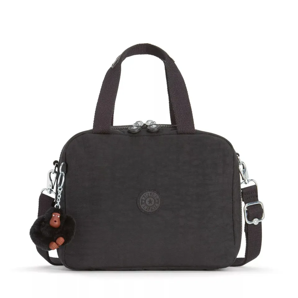 Kipling Miyo lunchtas True Black groot geïsoleerd