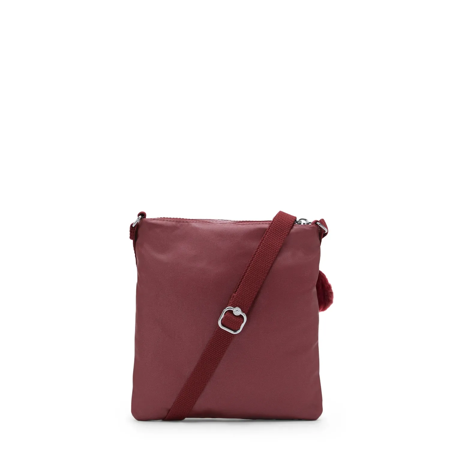 Kipling Keiko crossbody tas klein Deep Berry Metallic glans
