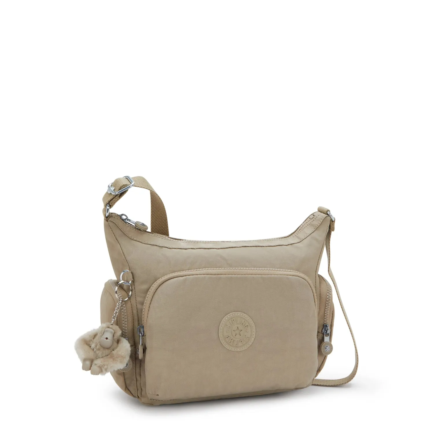 Kipling Gabb S crossbodytas Medium Soft Taupe neutraal