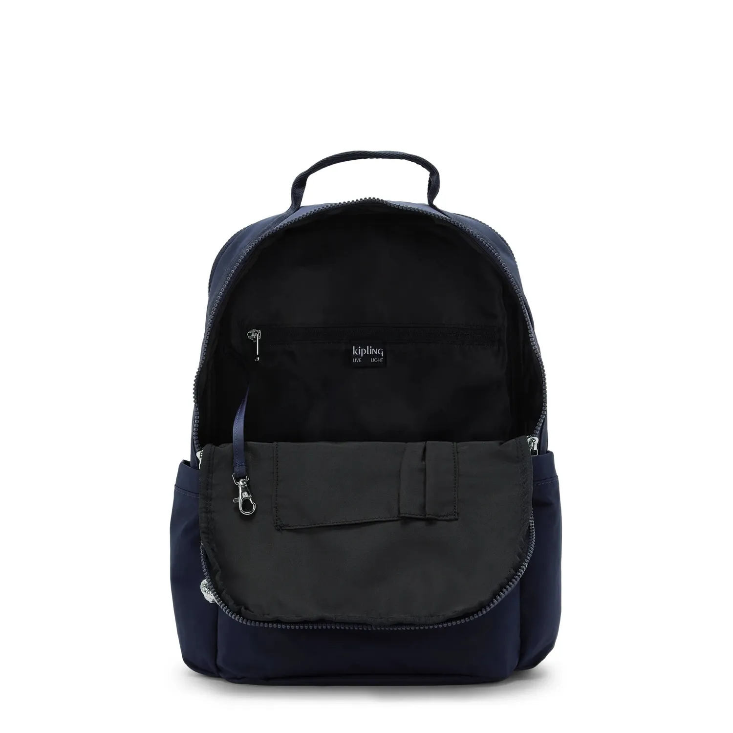 Kipling Biana rugzak Groot Infinite Blue met laptopvak