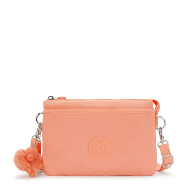 Kipling Riri crossbody klein Pinky Orange waterafstotend