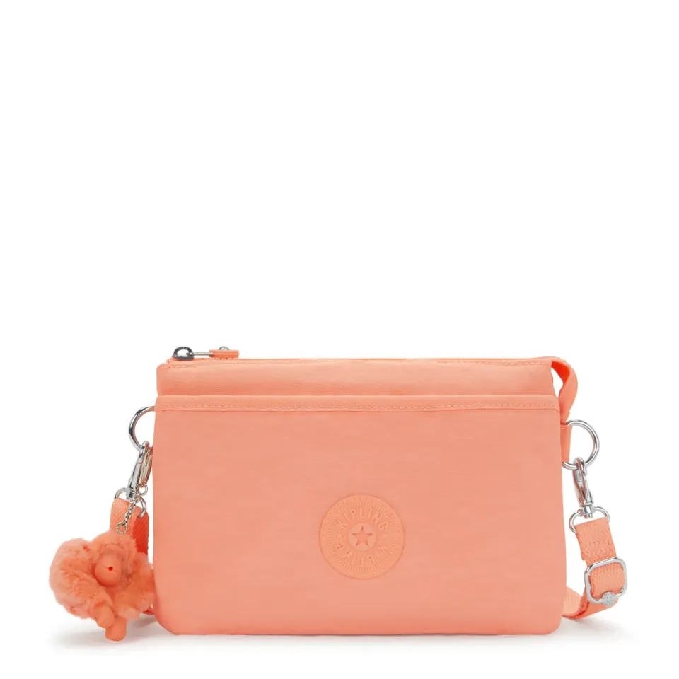 Kipling Riri crossbody klein Pinky Orange waterafstotend