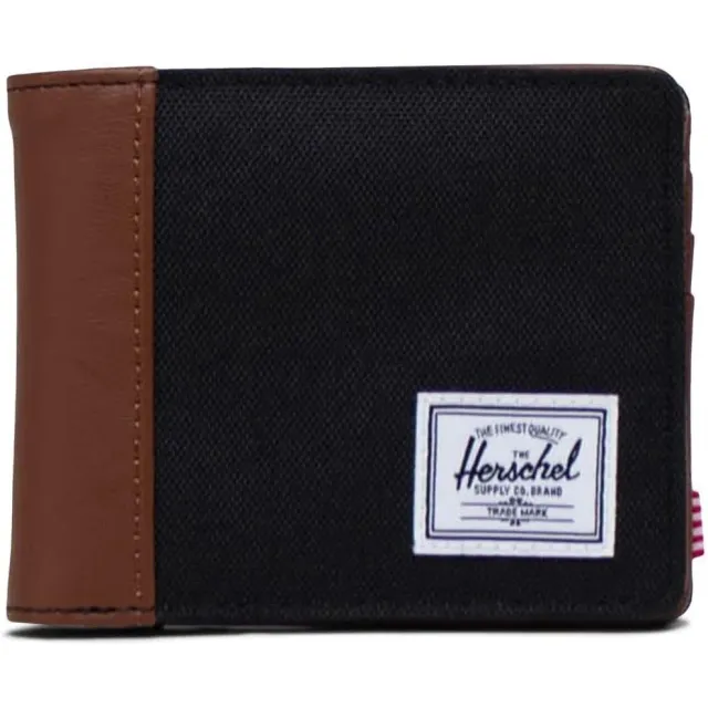 Herschel Hank portemonnee Black Tan RFID