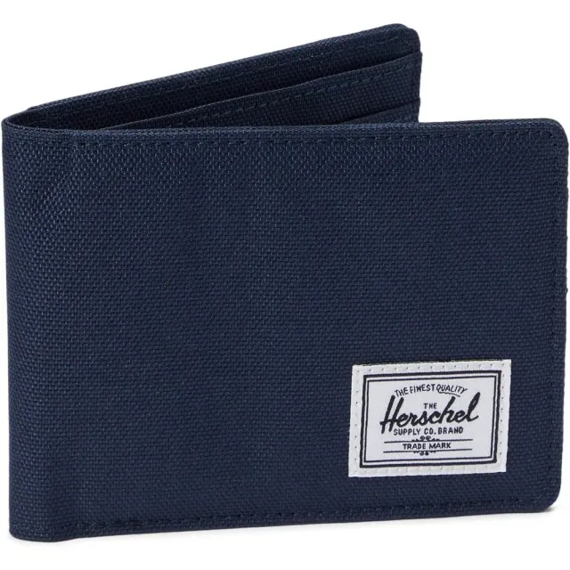 Herschel Roy Portemonnee RFID Zwart Tonal Polyester
