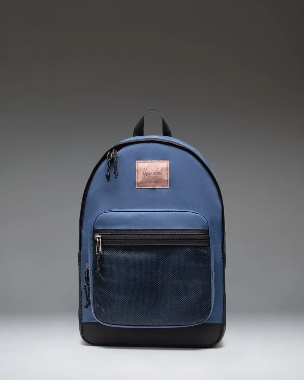 Herschel Kaine rugzak nylon zwart met flessen vakken