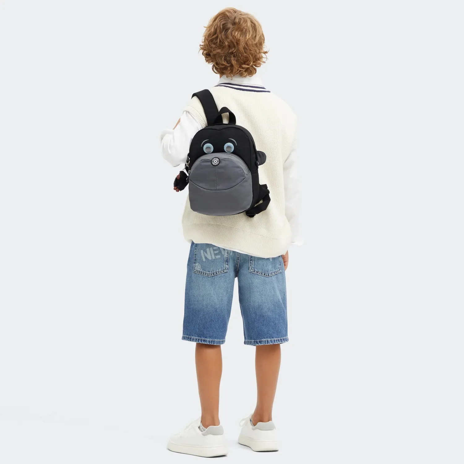 Kipling Faster rugzak klein Space Black Block waterafstotend