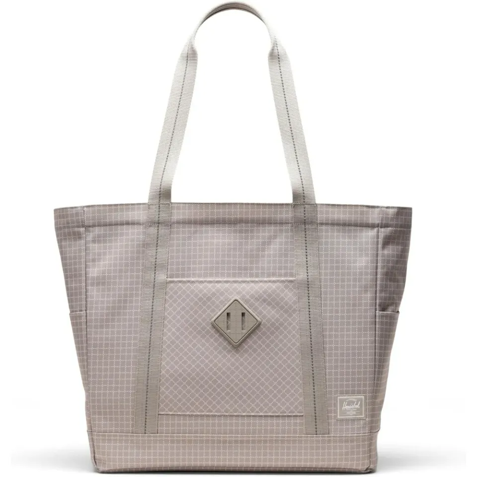Herschel Heritage tote Grid London Fog groot