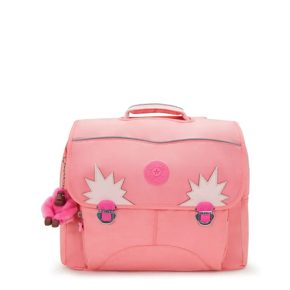 Kipling Iniko schoolrugzak Medium Coral Sea waterafstotend