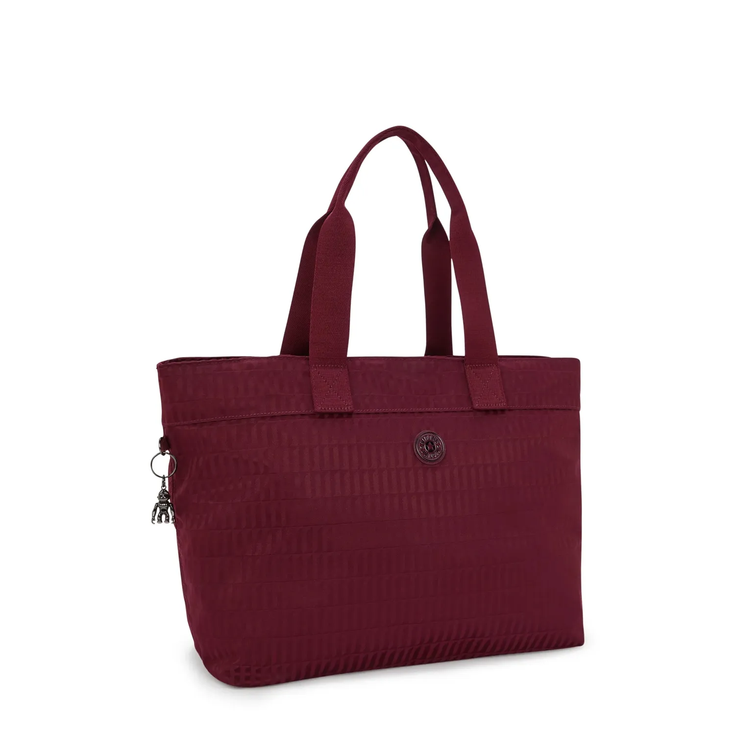 Kipling Colissa Up shopper Maroon Tile Jacquard Groot