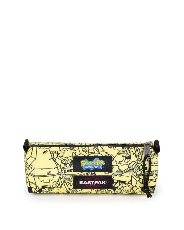 Eastpak Benchmark Single etui All Over Yellow Klein SpongeBob