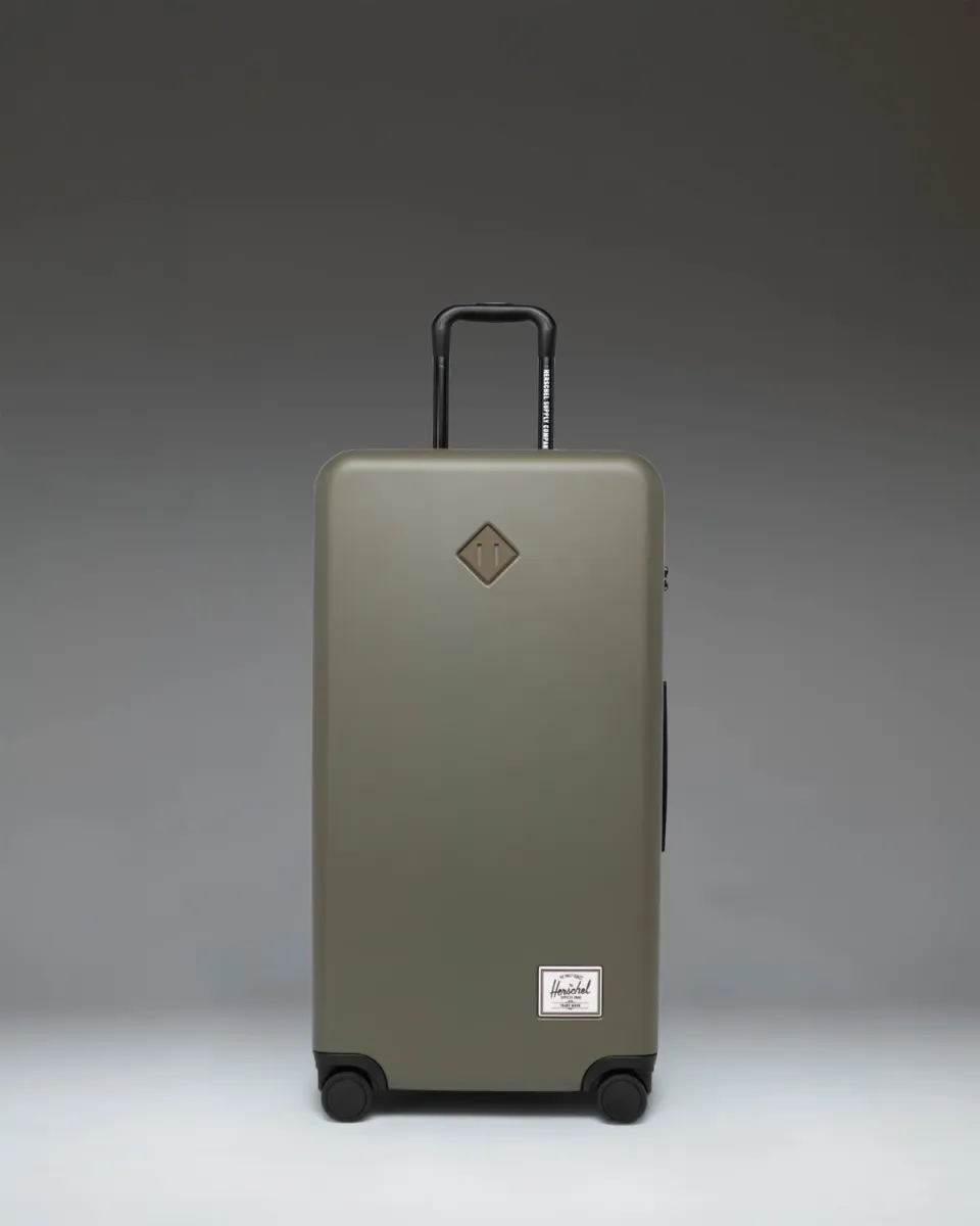 Herschel Heritage Hardshell Large koffer groen hardcase 70% recycled