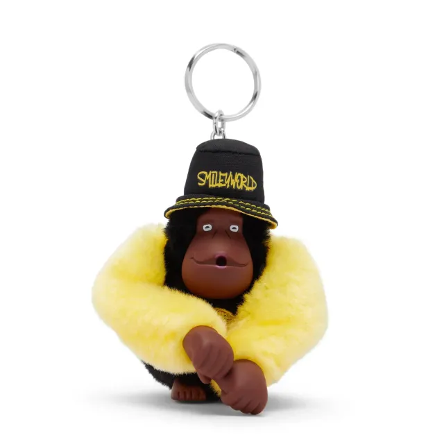 Kipling Happy Monkey sleutelhanger Happy Yellow pluche