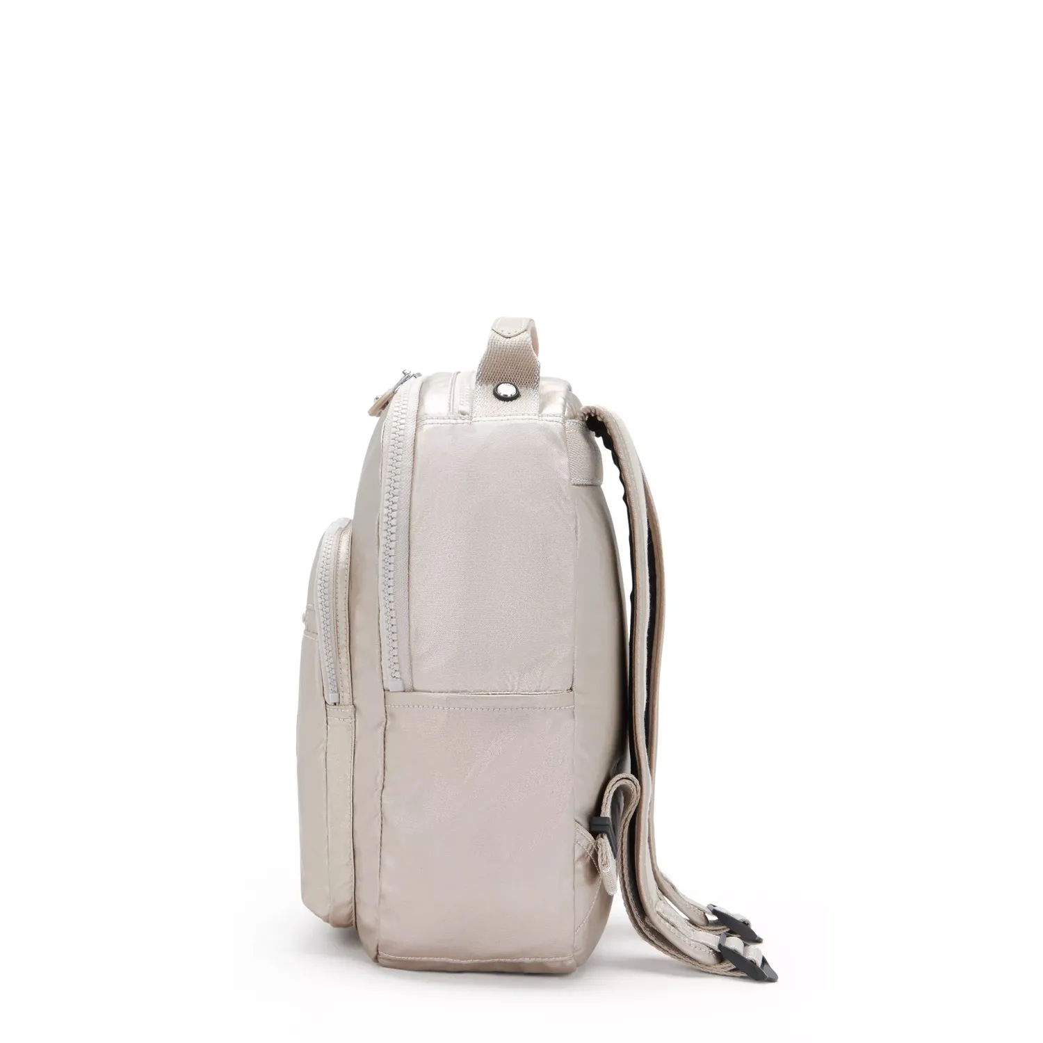 Kipling Seoul S rugzak Klein Metallic Glow 11 inch tabletvak