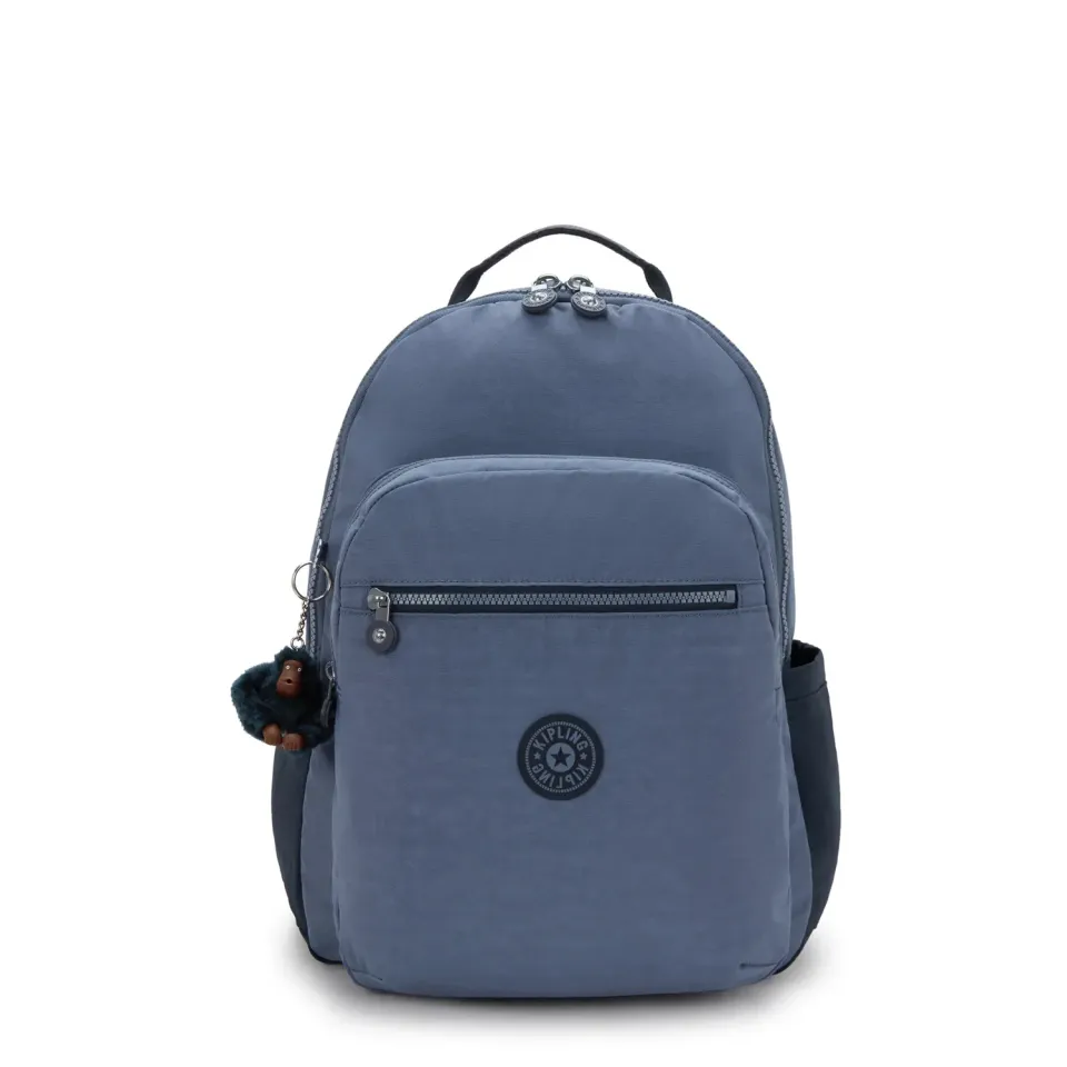 Kipling Seoul College Extra rugzak Game Grey groot grijs