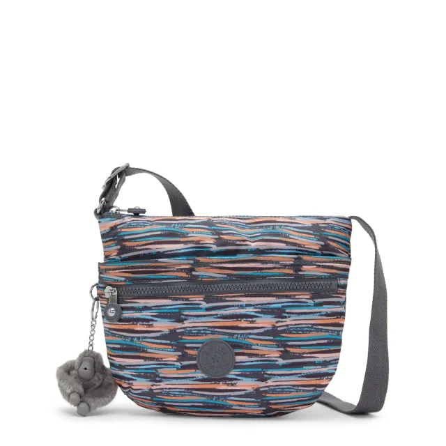 Kipling Arto S schoudertas Mineral Stripes klein gestreept
