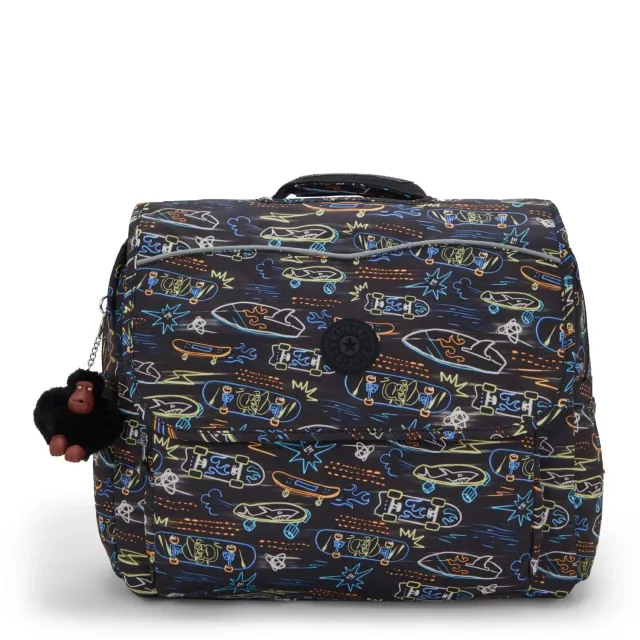 Kipling Codie L schoolrugzak Neon Skate groot A4