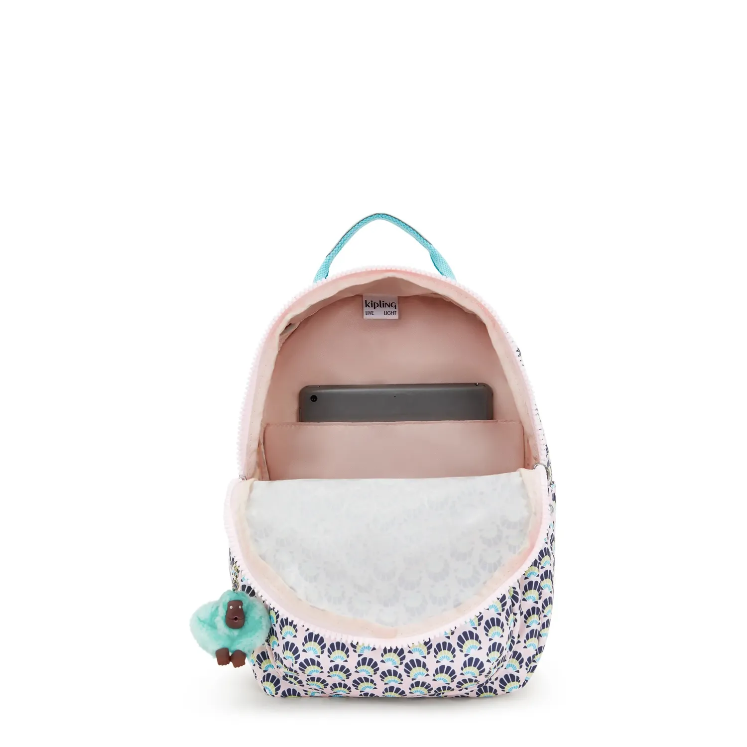 Kipling Seoul S kleine rugzak Geo Shell met print voor school