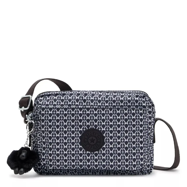 Kipling Abanu M crossbody tas Medium Signature Print print