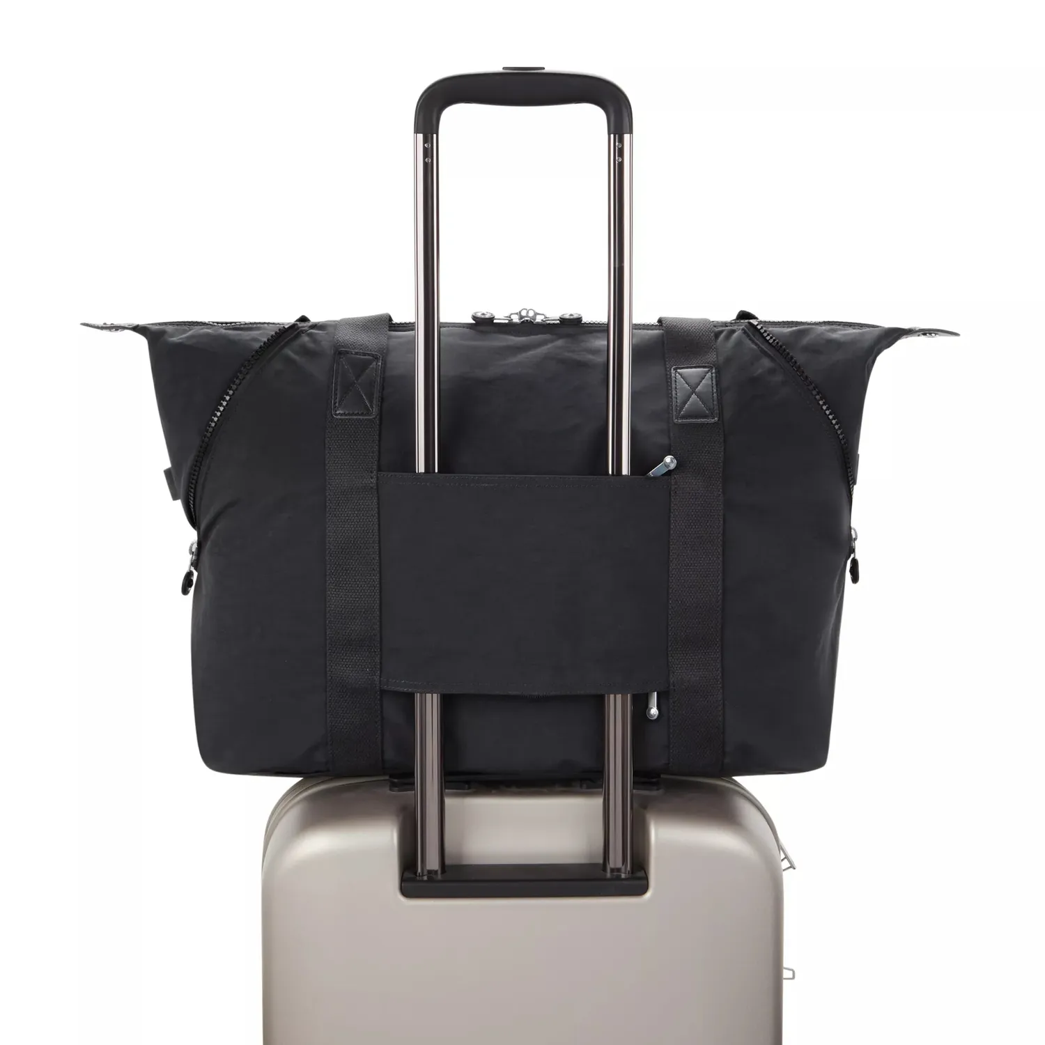 Kipling Art M schoudertas Black Noir Groot waterafstotend