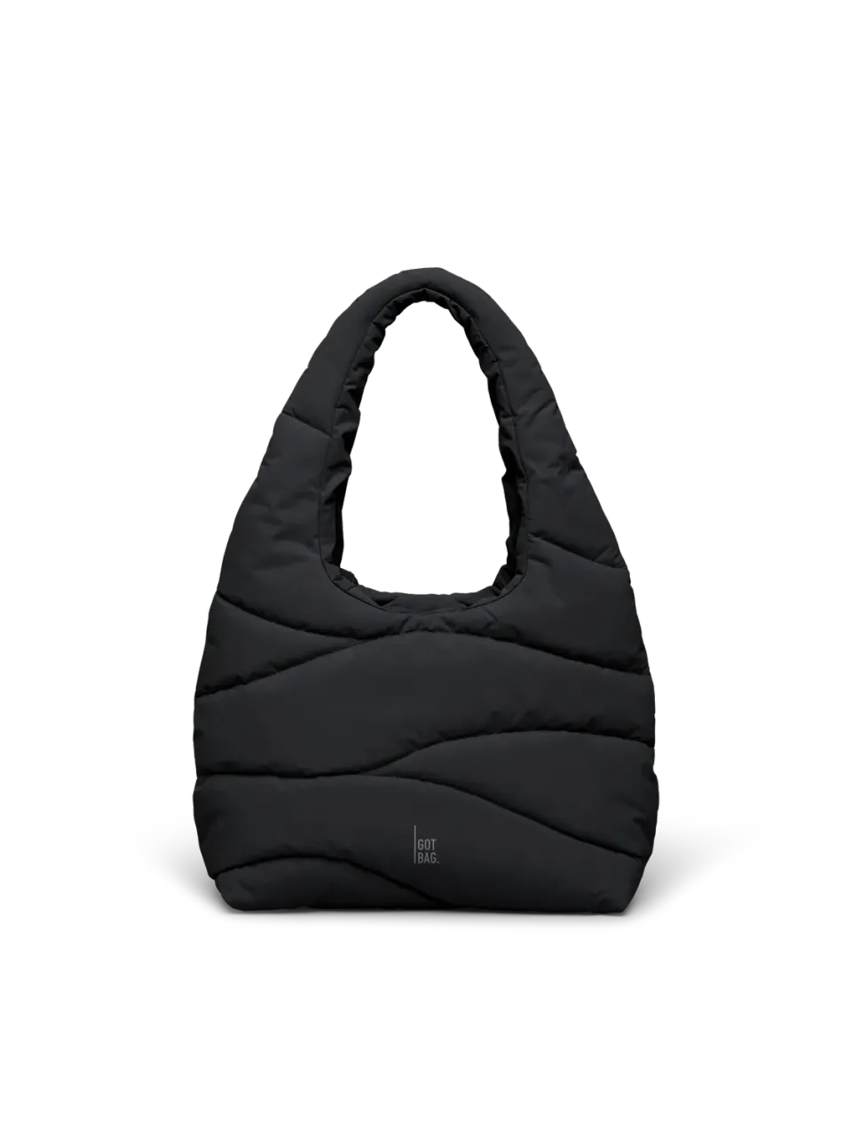 Got Bag Wavy Puffer schoudertas black monochrome zacht