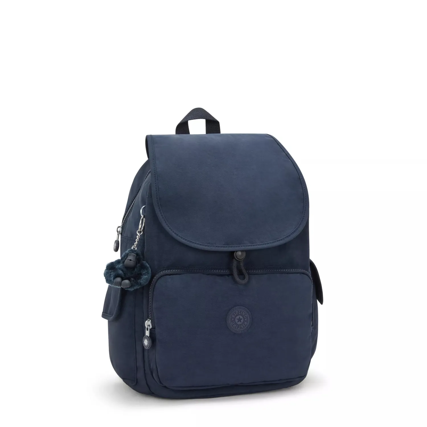 Kipling City Pack Rugzak Medium Blue Bleu 2 met ritsvak