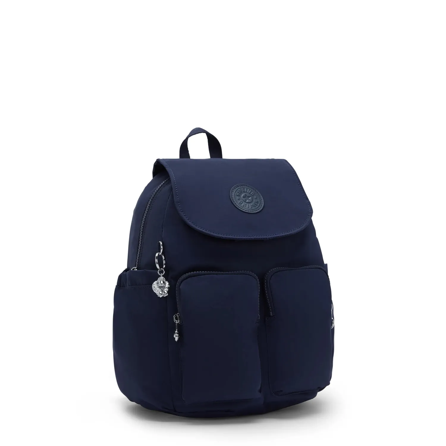 Kipling City Pocket S rugzak Infinite Blue klein klep
