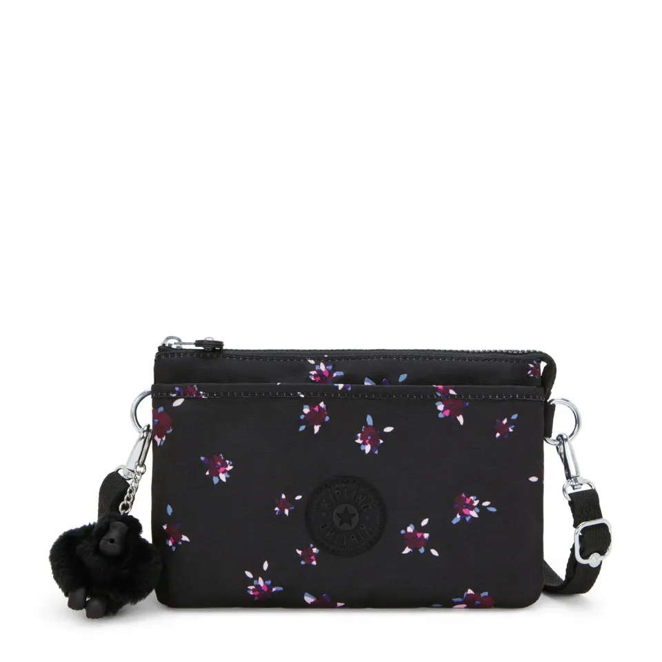 Kipling Riri crossbodytas klein Night Flower print