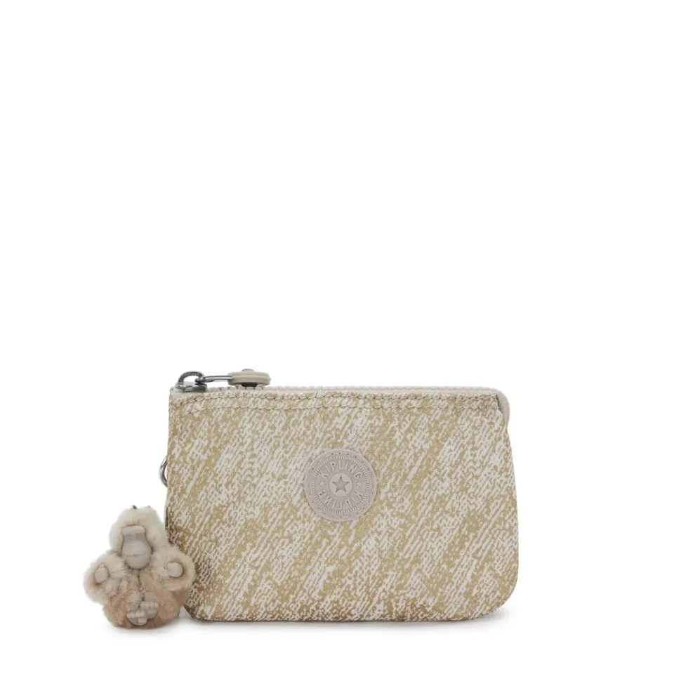 Kipling Creativity S portemonnee Brush of Gold Klein goud