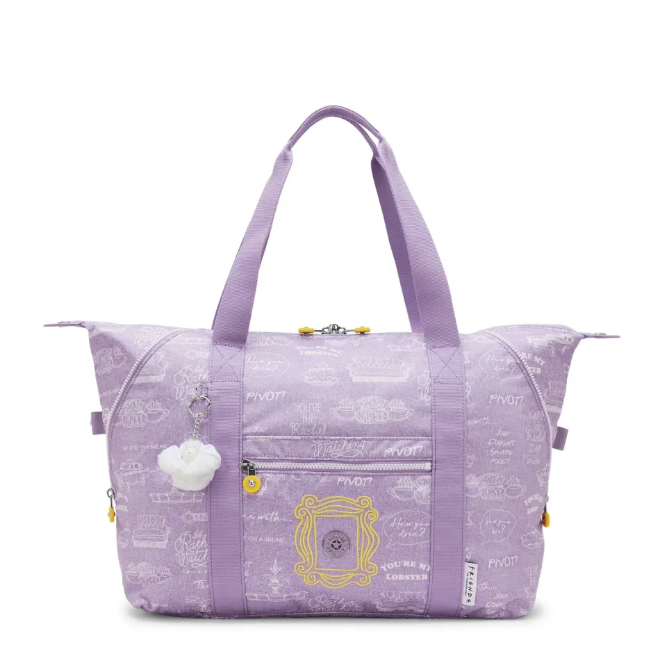 Kipling Art M draagtas Framed Lilac groot Friends