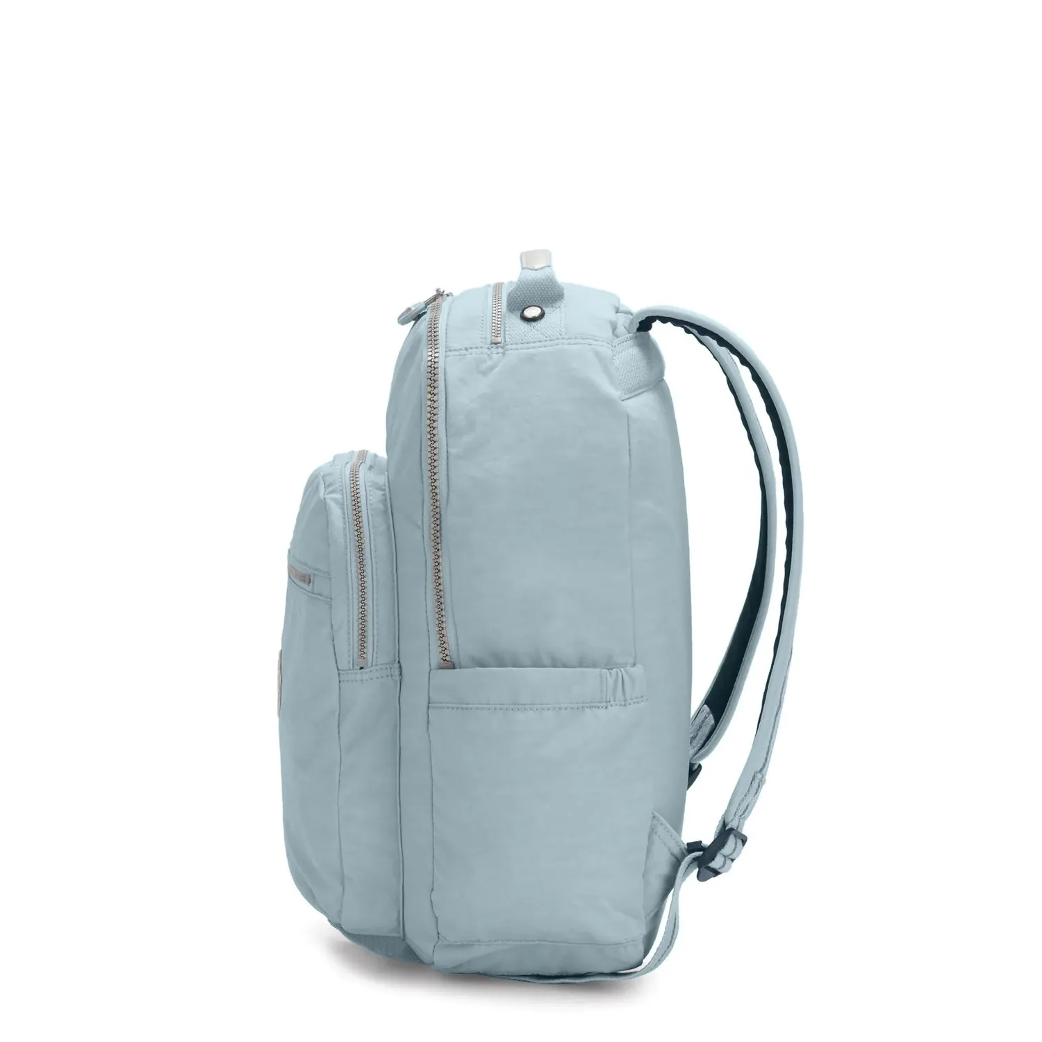 Kipling Seoul rugzak Groot Bridal Blue met 15 inch vak