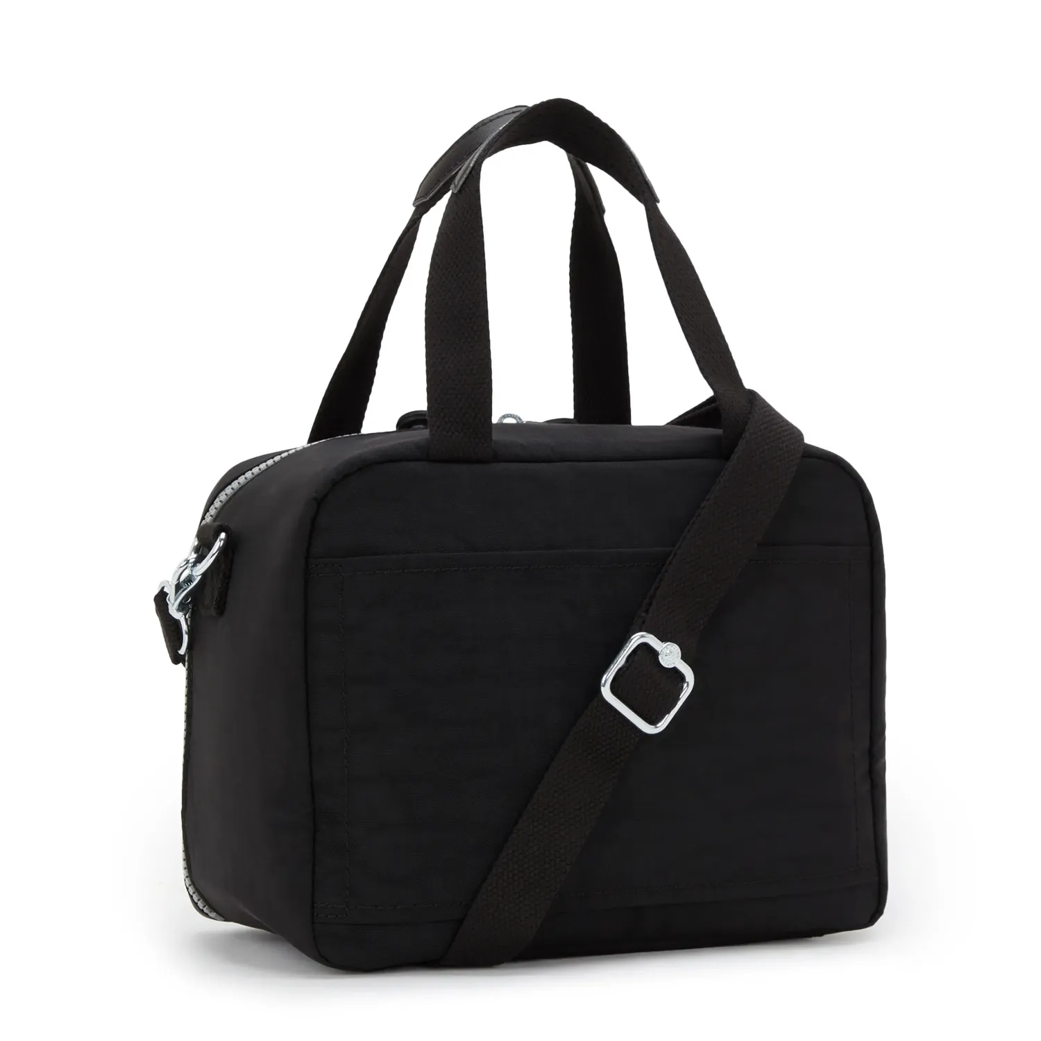 Kipling Miyo lunchtas Groot Space Black Block geïsoleerd