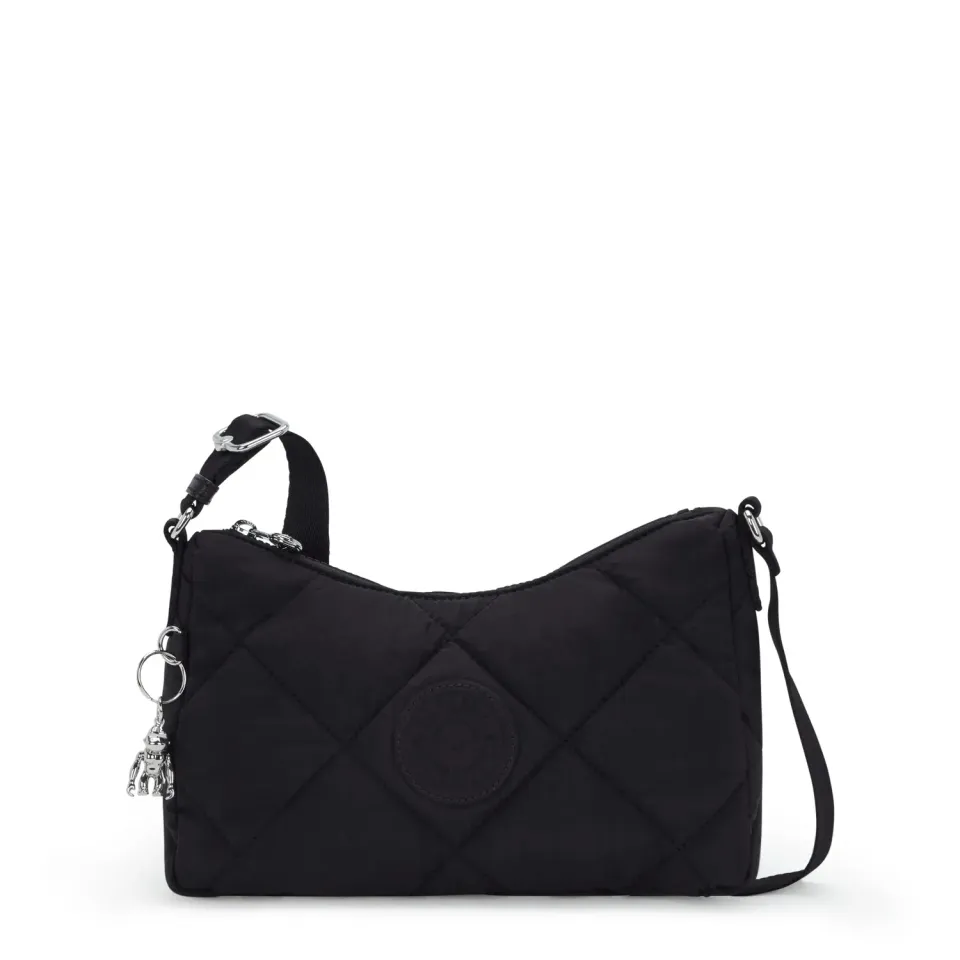 Kipling Ayda Up schoudertas Cosmic Black Quilt klein gewatteerd