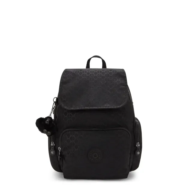 Kipling City Zip S rugzak klein Signature Emb met print