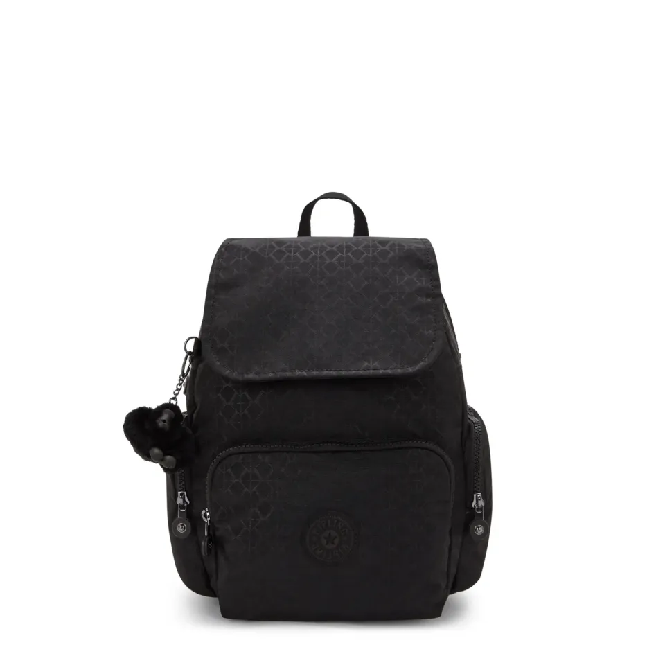 Kipling City Zip S rugzak klein Signature Emb met print