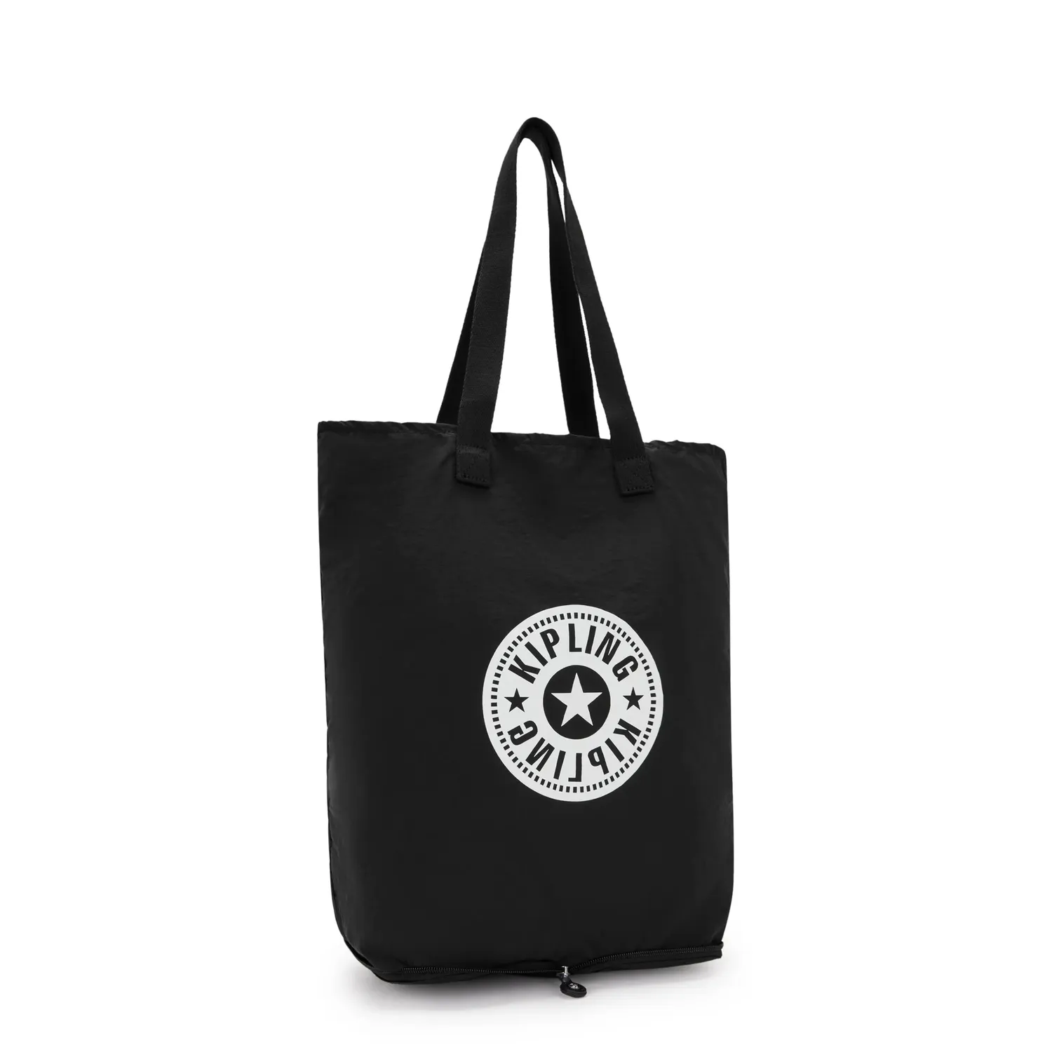 Kipling Hip Hurray 5 shopper Black Hip medium opvouwbaar