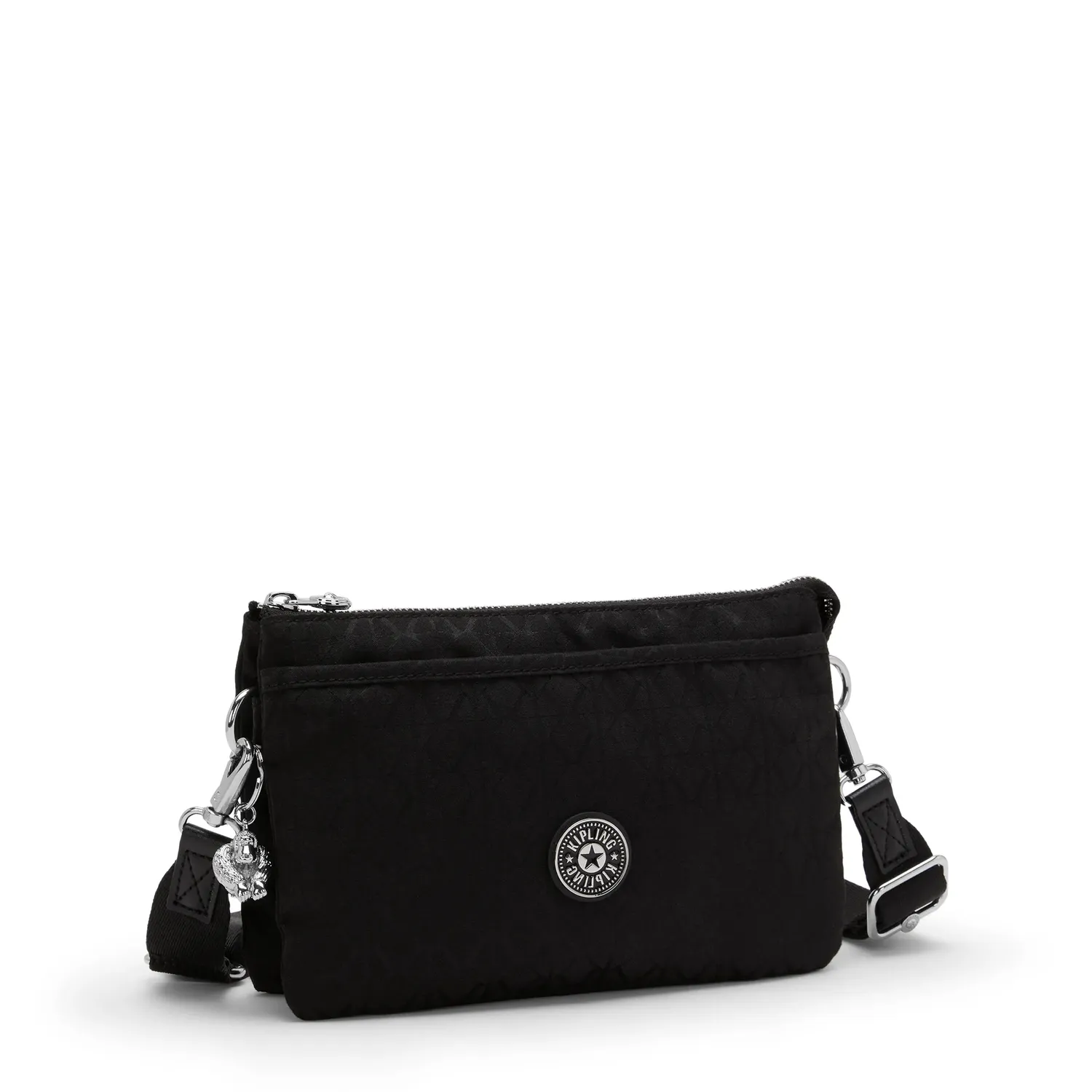 Kipling Riri crossbodytas Klein Noir Sign Jq hartjes