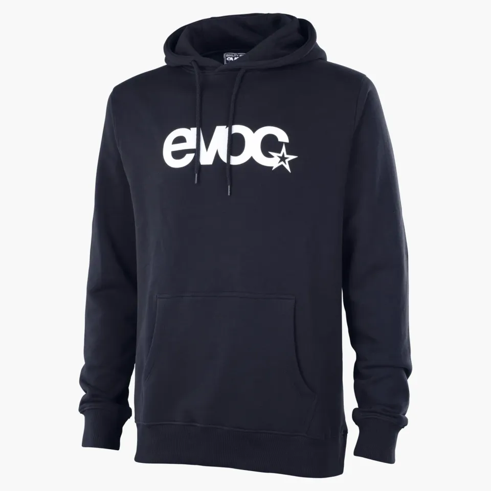 Evoc Hoody Logo hoodie zwart biologisch katoen