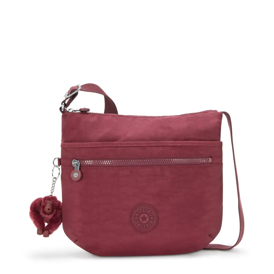 Kipling Arto schoudertas Medium Lounge Wine licht
