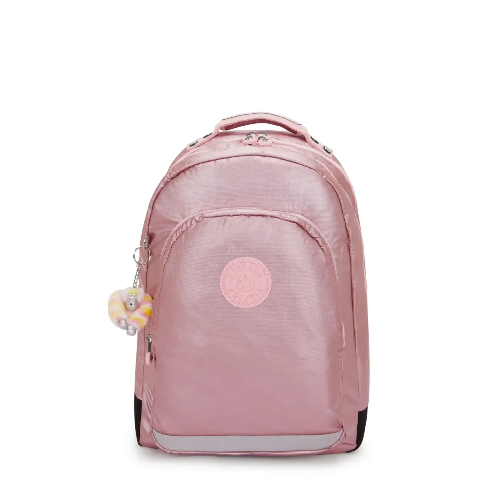 Kipling Class Room rugzak Groot Bronze Pink Metallic laptopvak