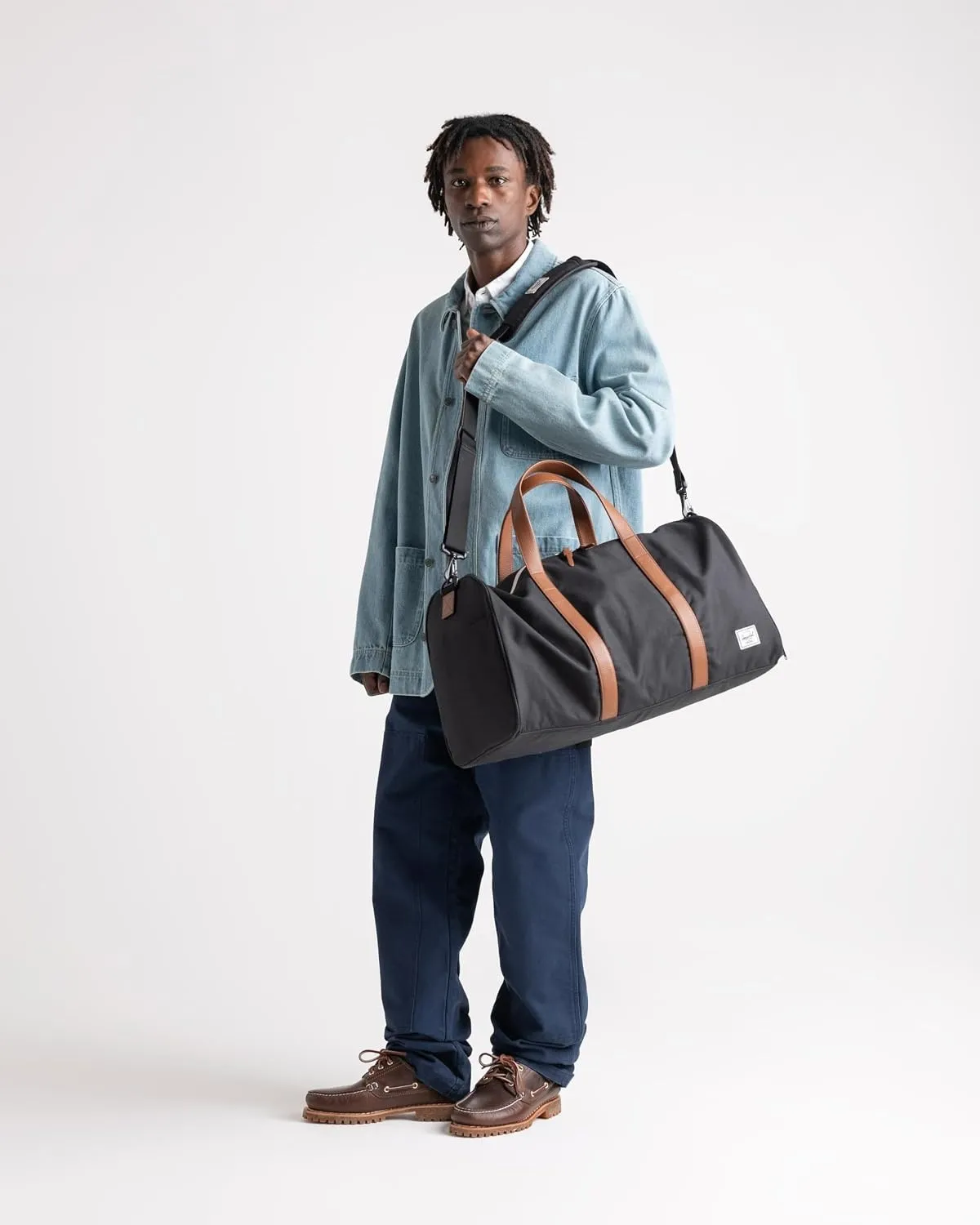 Herschel Novel Duffle reistas Raven Crosshatch