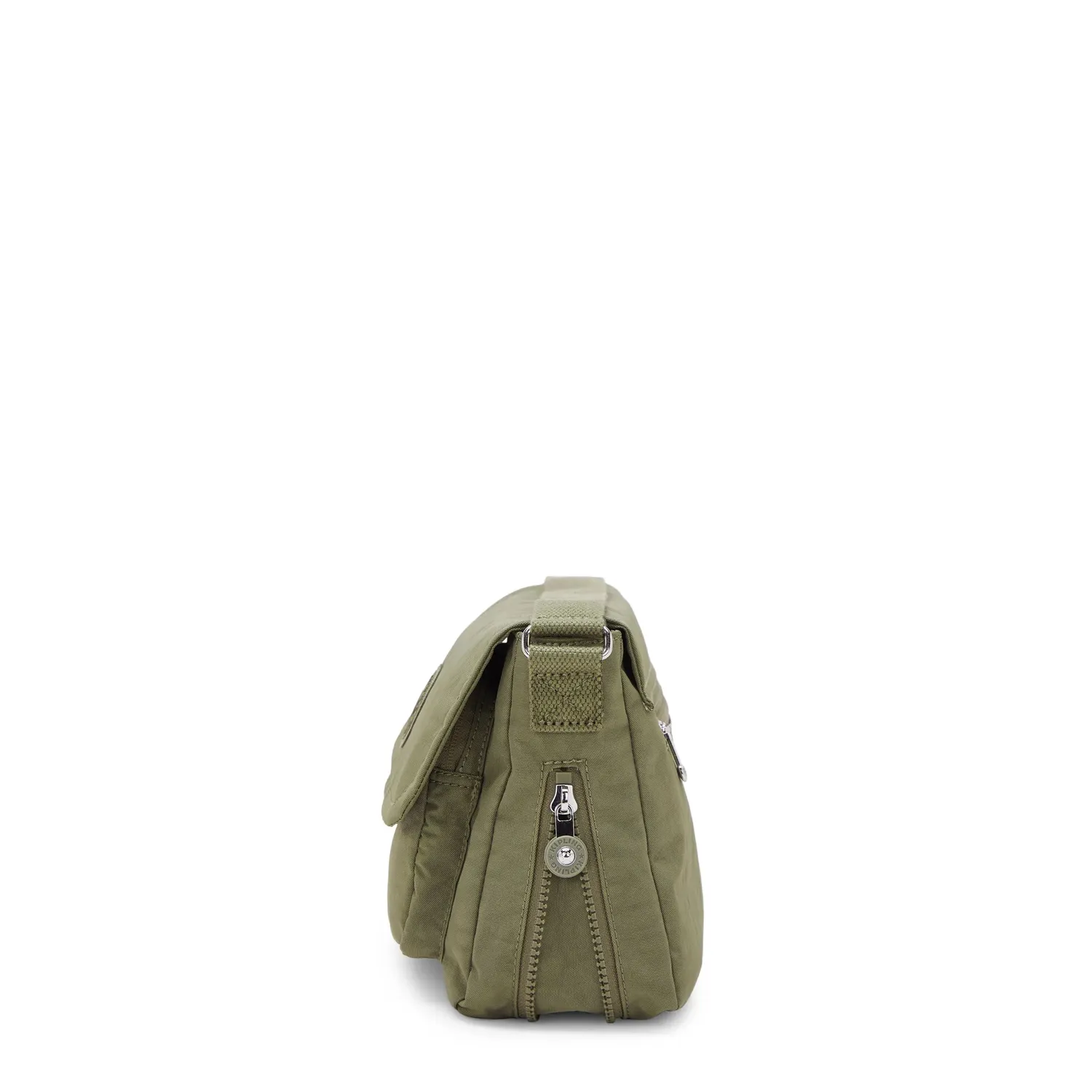 Kipling Dalma Medium crossbody tas Almost Sage met sleutelkoord