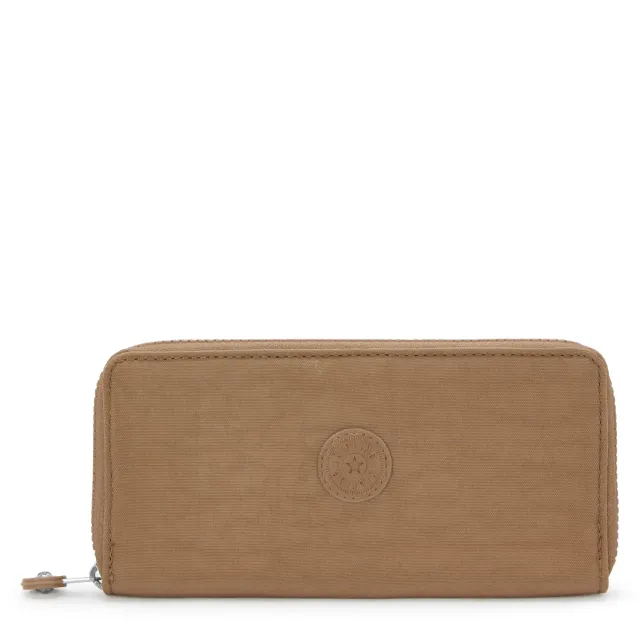 Kipling Money World portemonnee Early Tan groot met rits