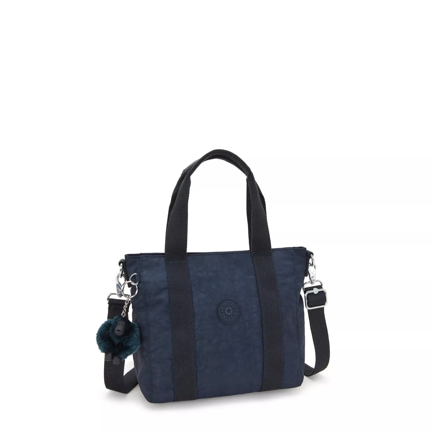 Kipling Asseni Mini draagtas klein Blue Bleu 2 licht