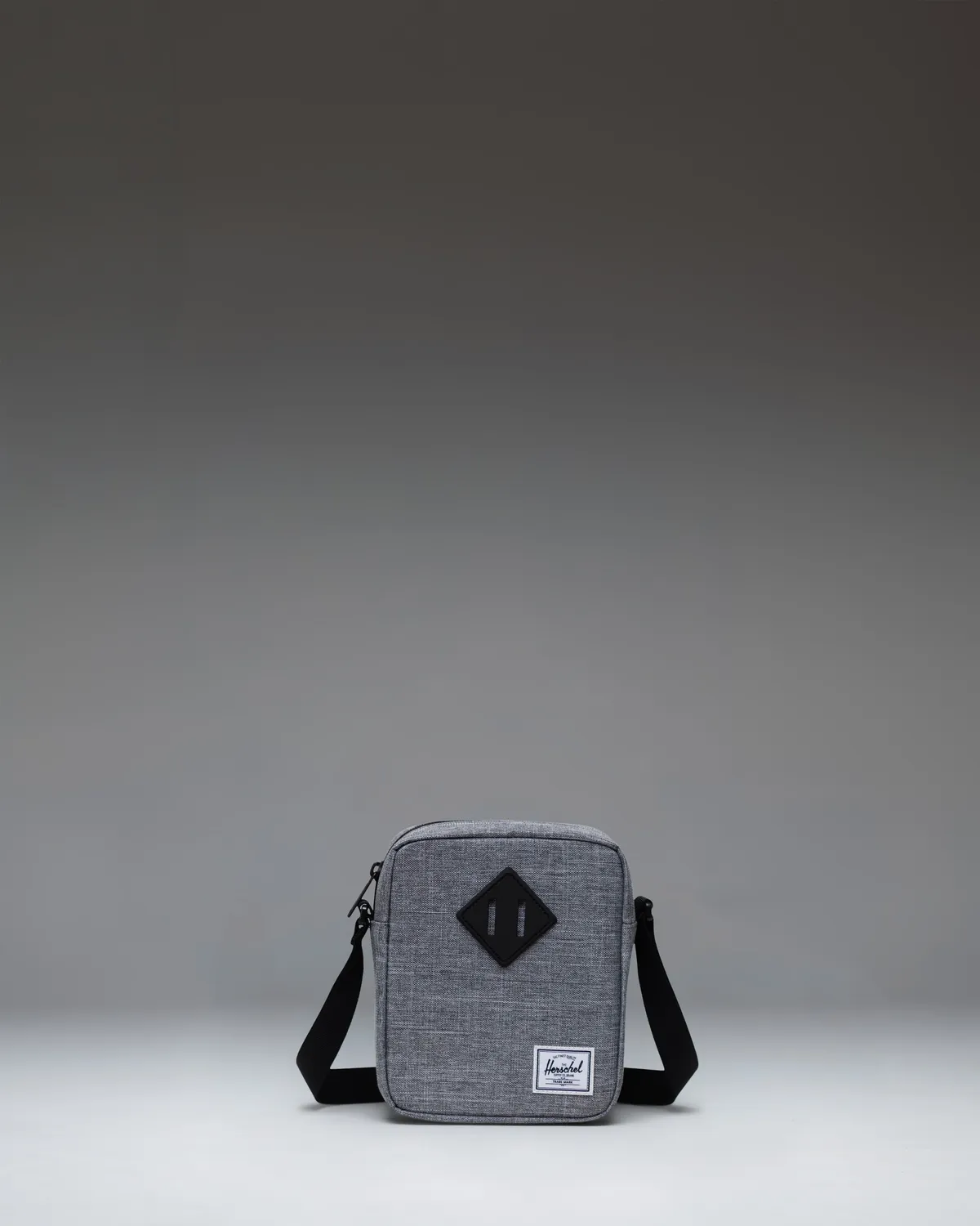 Herschel Heritage Crossbody tas zwart ruitmotief
