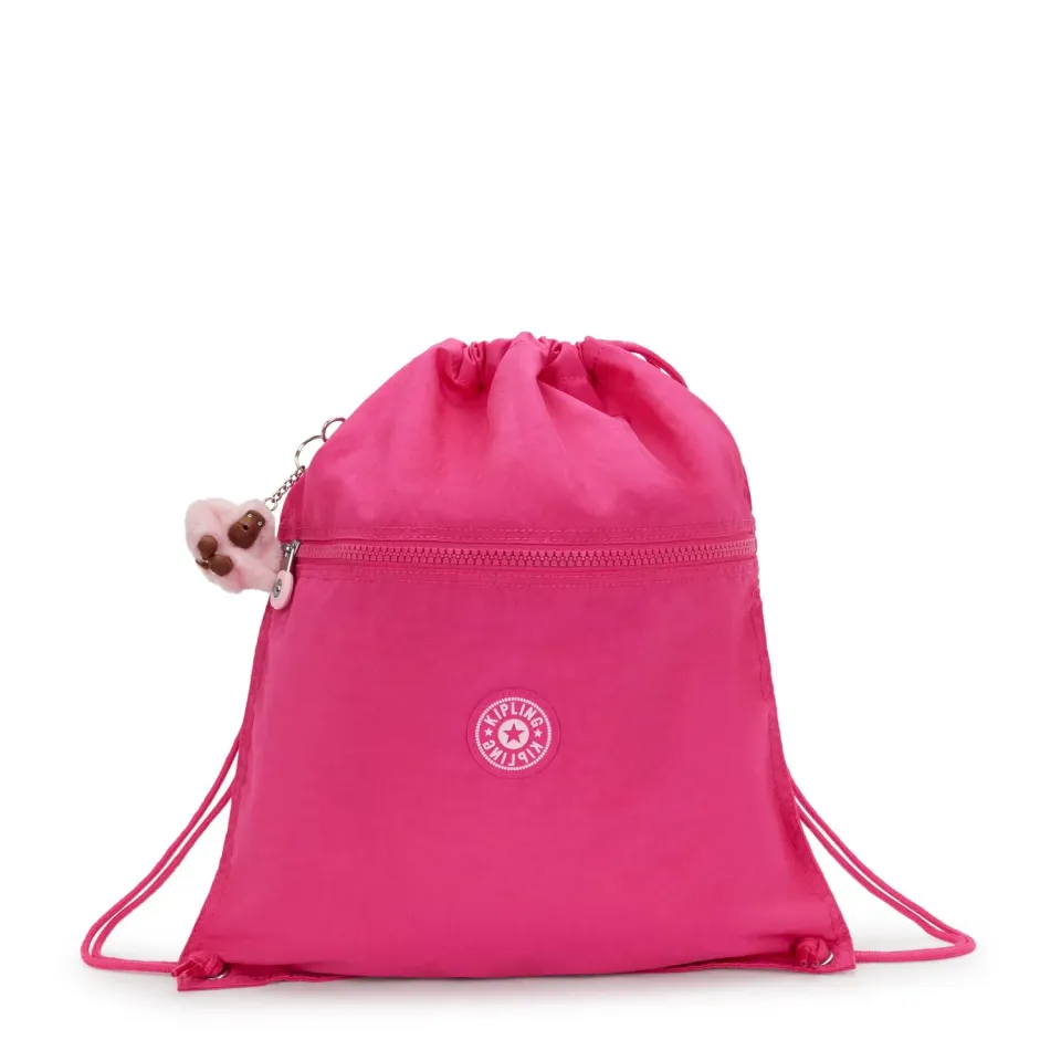 Kipling Supertaboo gymtas Intense Rose medium waterafstotend