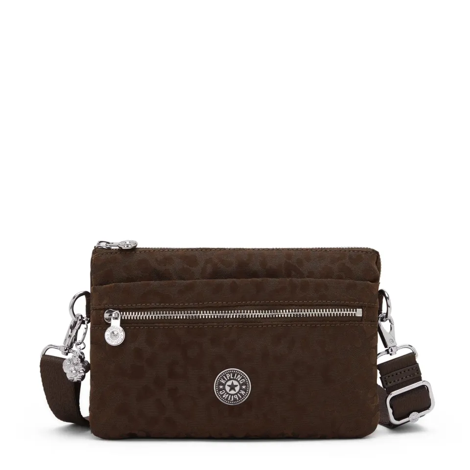 Kipling Riri crossbodytas Soft Leopard klein